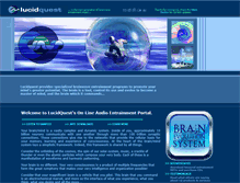 Tablet Screenshot of lucidquest.com